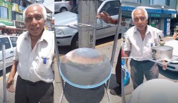Tiene 71 años y con su estufa solar se ha viralizado en redes